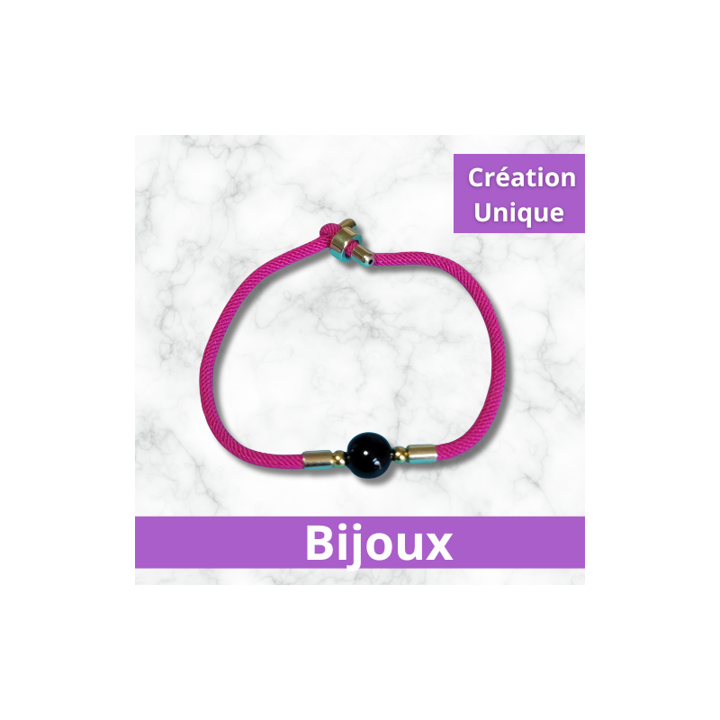 Bracelet Obsidienne