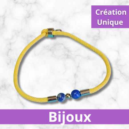 Bracelet Oeil du Tigre bleu