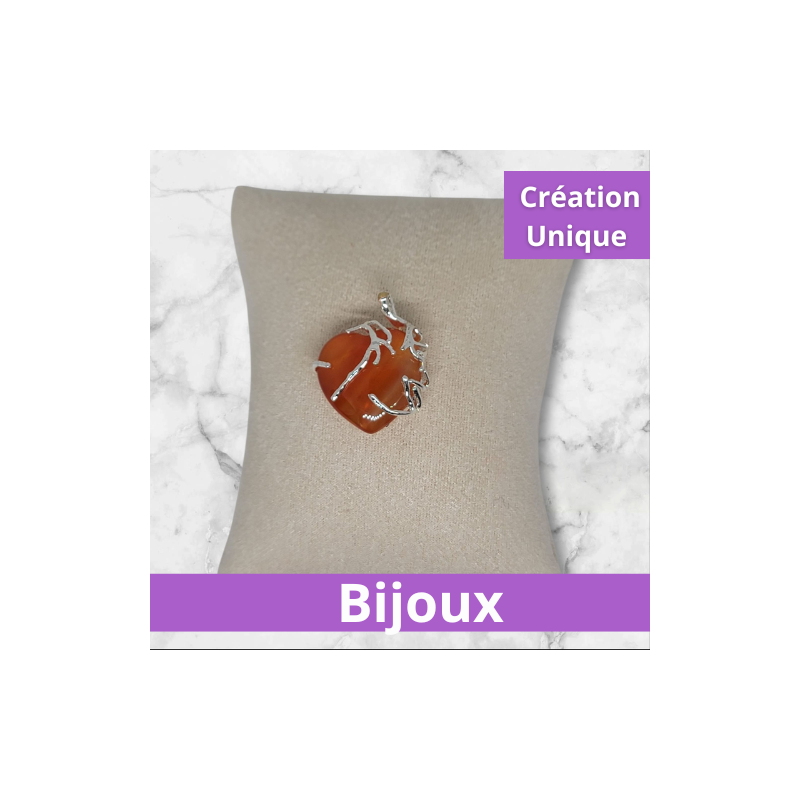 Pendentif  Cornaline