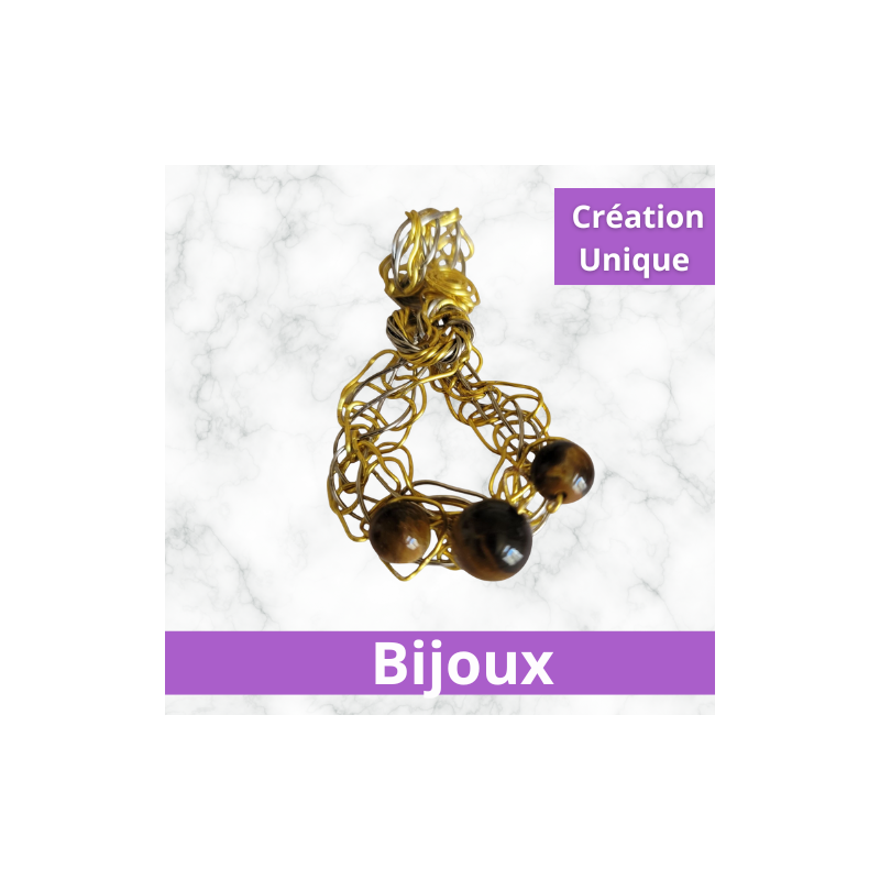 Pendentif Oeil du Tigre