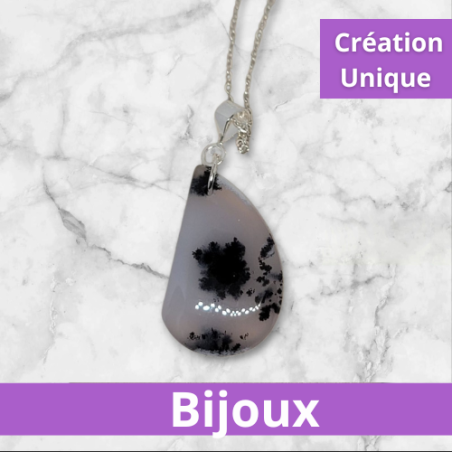 Pendentif Opale dendritique