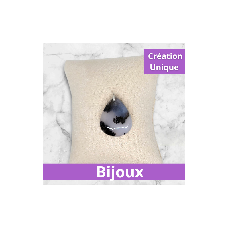 Pendentif Opale Dendritique