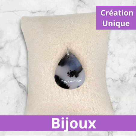 Pendentif Opale Dendritique