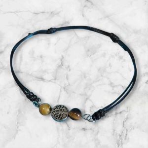 Bracelet noir en nylon