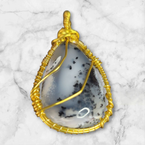 Pendentif Opale Dendritique